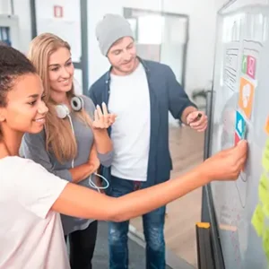 Mockup einer Web-App Oberfläche, gestaltet im Kurs Browser-App-Design Weiterbildung